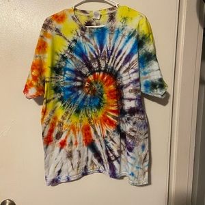 Tie dye t shirt Hanes Size XL